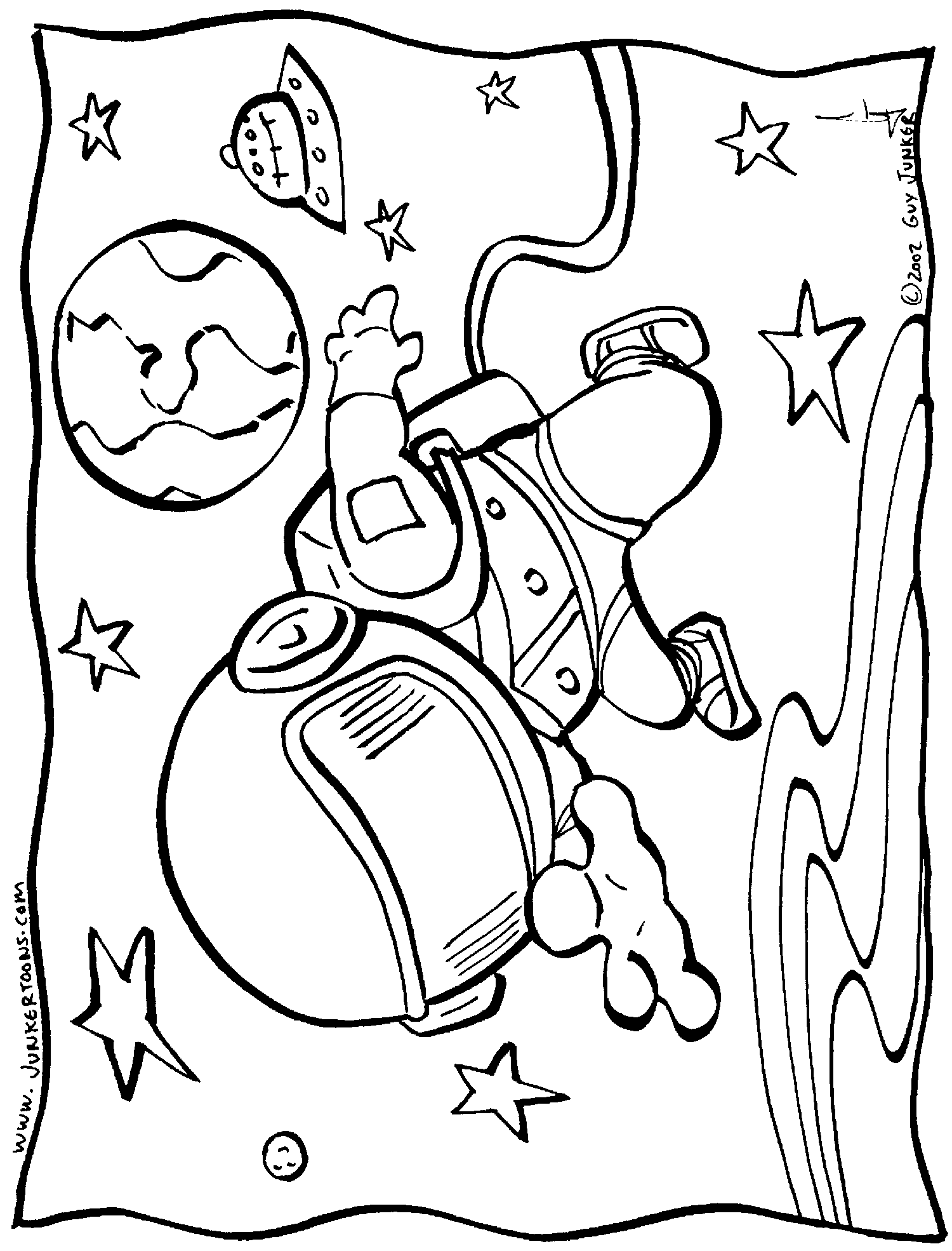 130 Astronaut Coloring Pages for Space Exploration 36