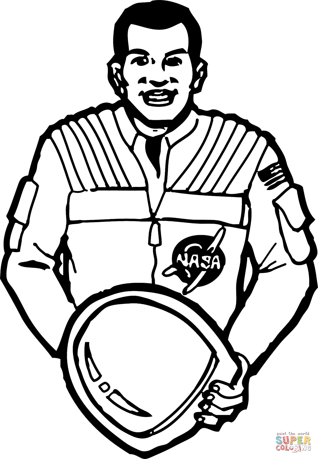 130 Astronaut Coloring Pages for Space Exploration 38