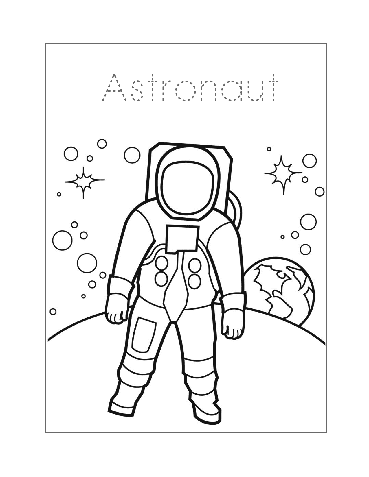 130 Astronaut Coloring Pages for Space Exploration 43