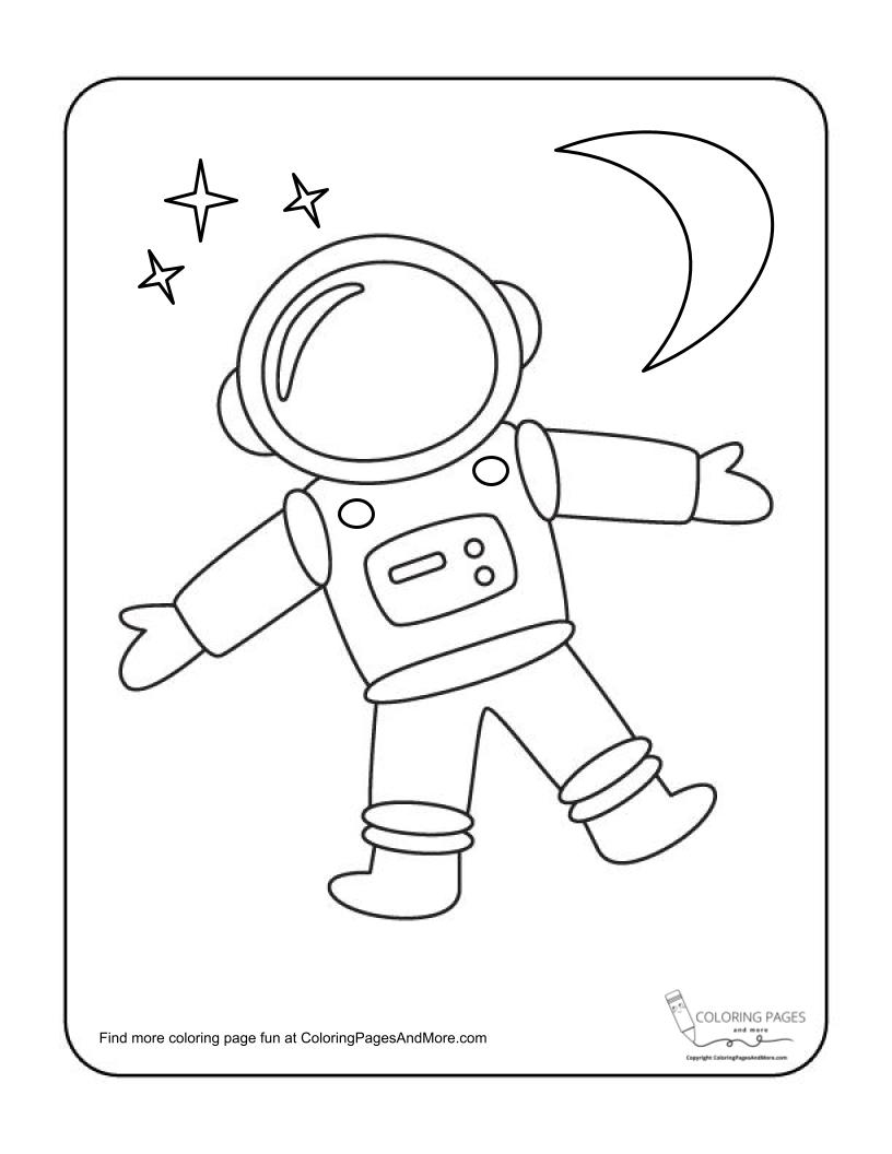 130 Astronaut Coloring Pages for Space Exploration 5