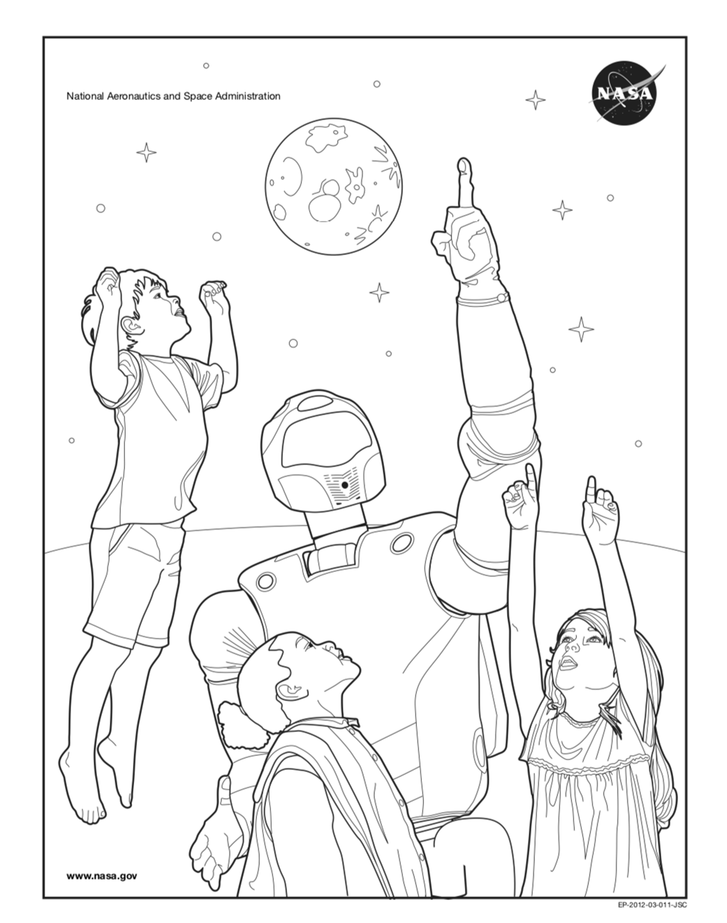 130 Astronaut Coloring Pages for Space Exploration 51