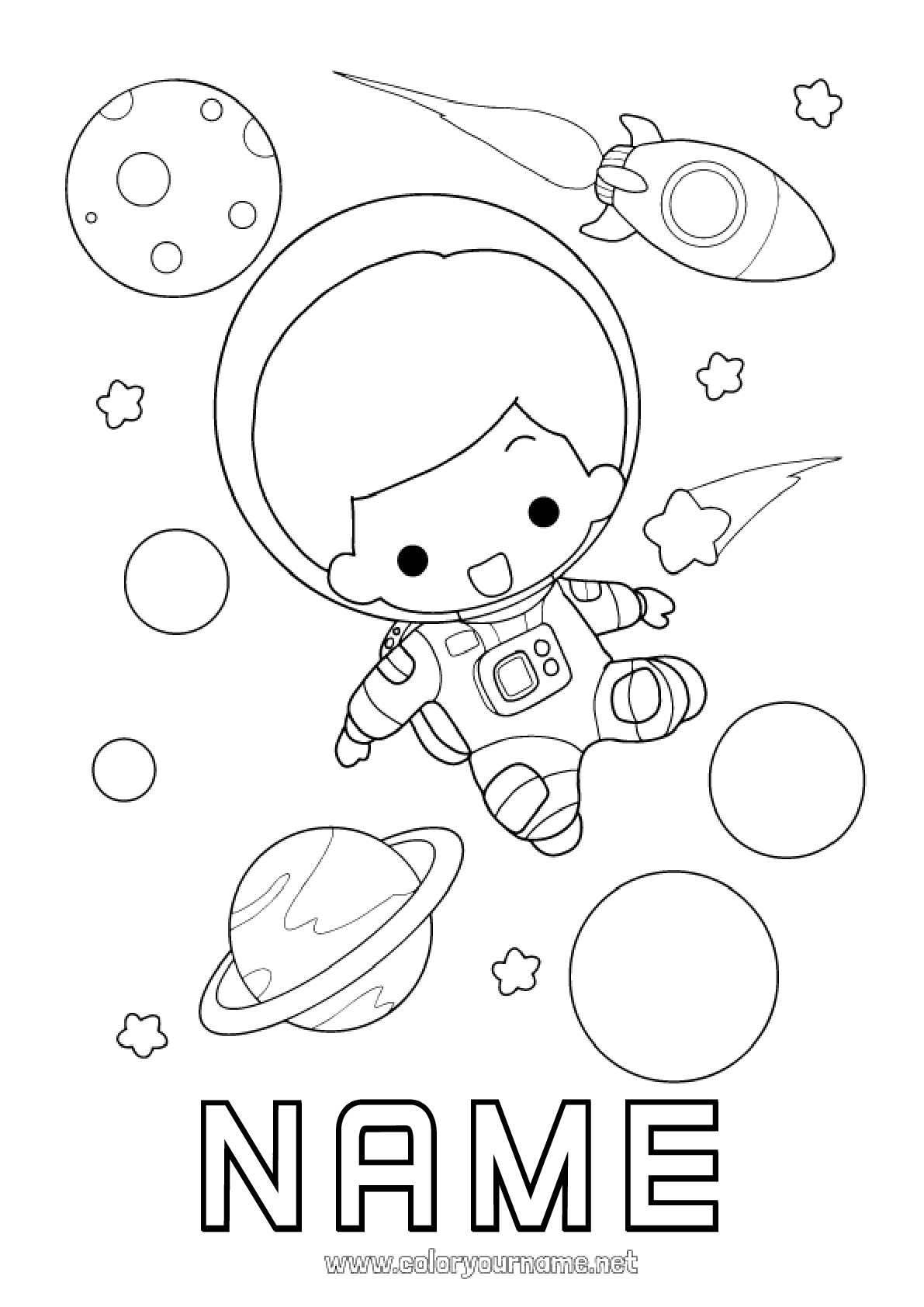 130 Astronaut Coloring Pages for Space Exploration 61