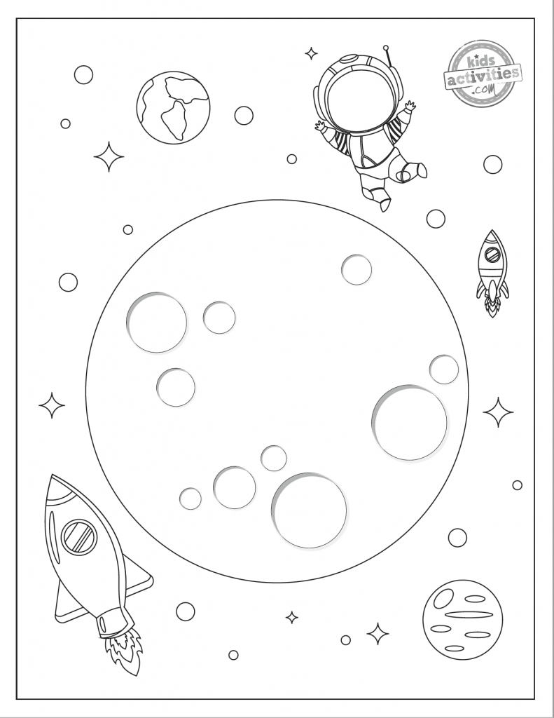 130 Astronaut Coloring Pages for Space Exploration 68