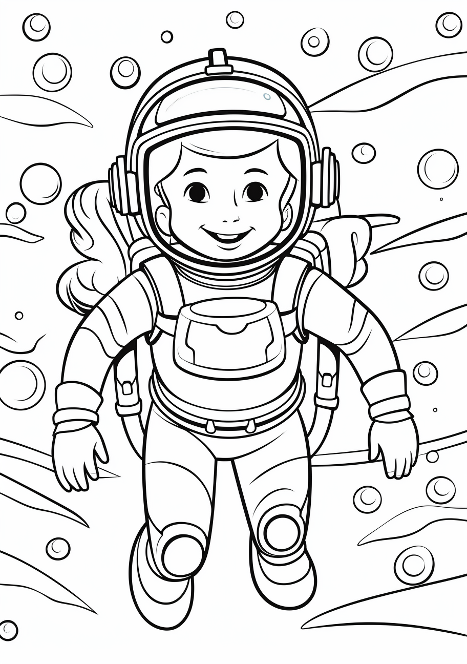 130 Astronaut Coloring Pages for Space Exploration 7