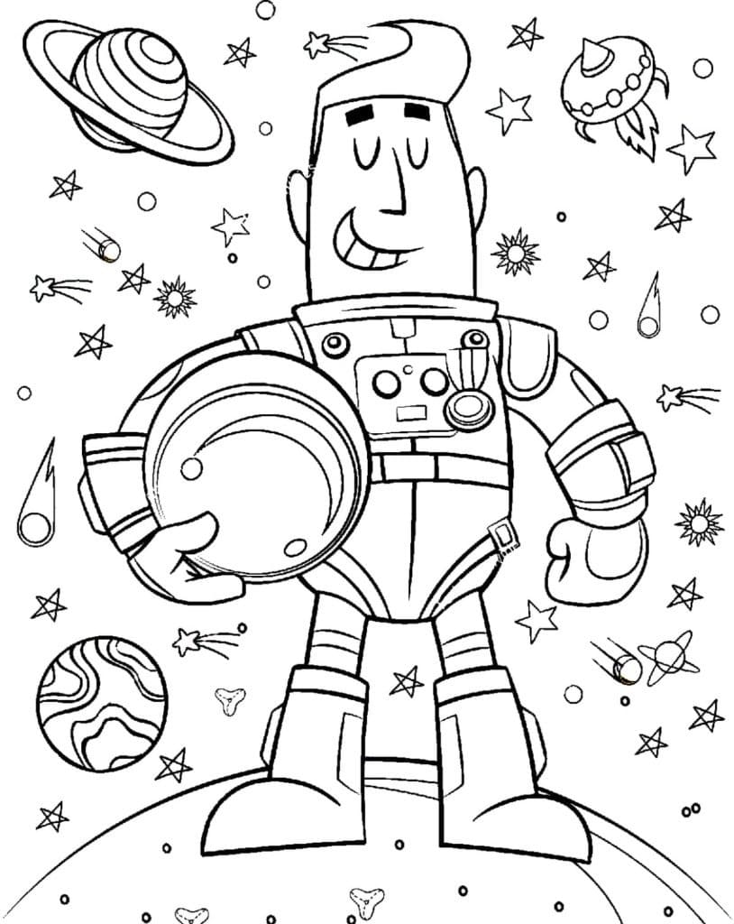 130 Astronaut Coloring Pages for Space Exploration 74