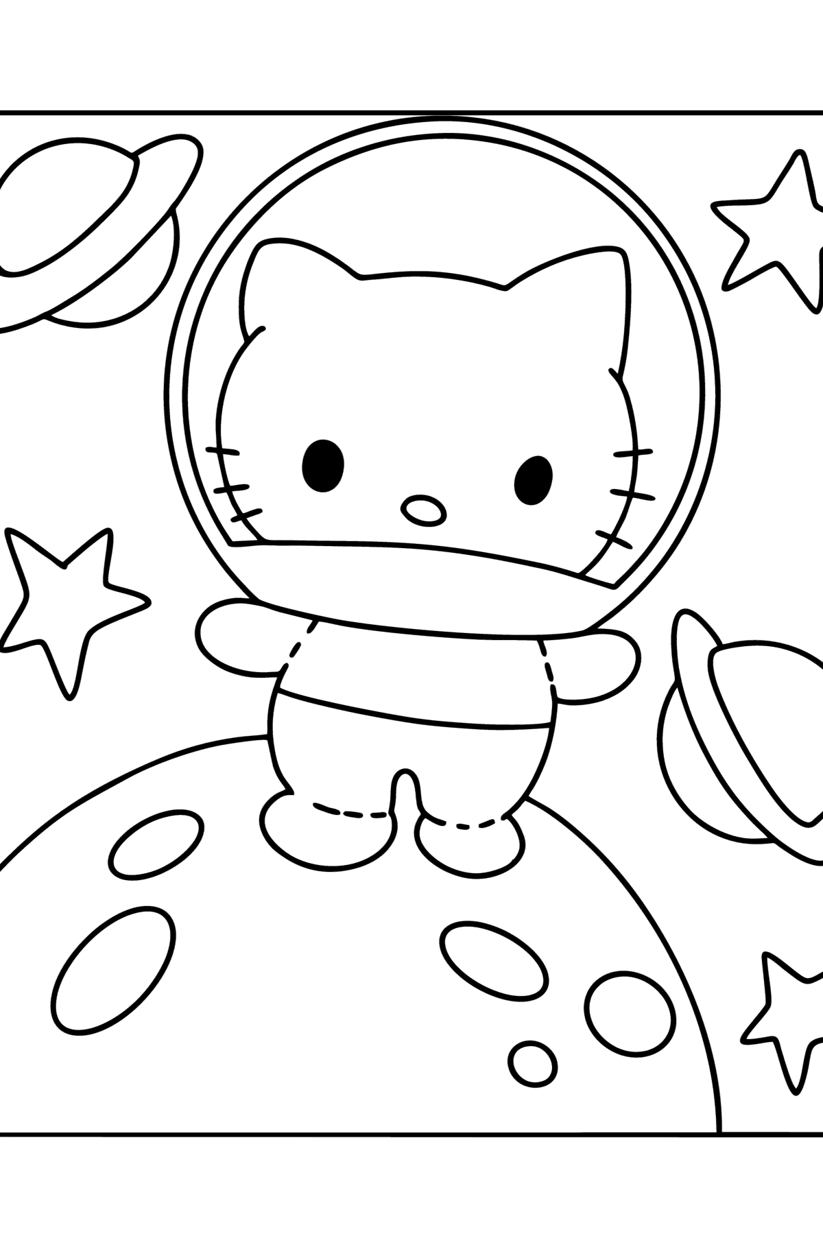 130 Astronaut Coloring Pages for Space Exploration 77