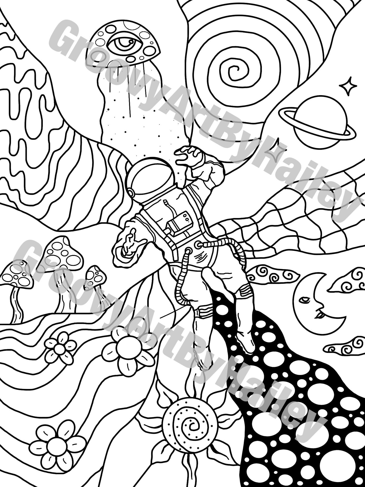 130 Astronaut Coloring Pages for Space Exploration 79