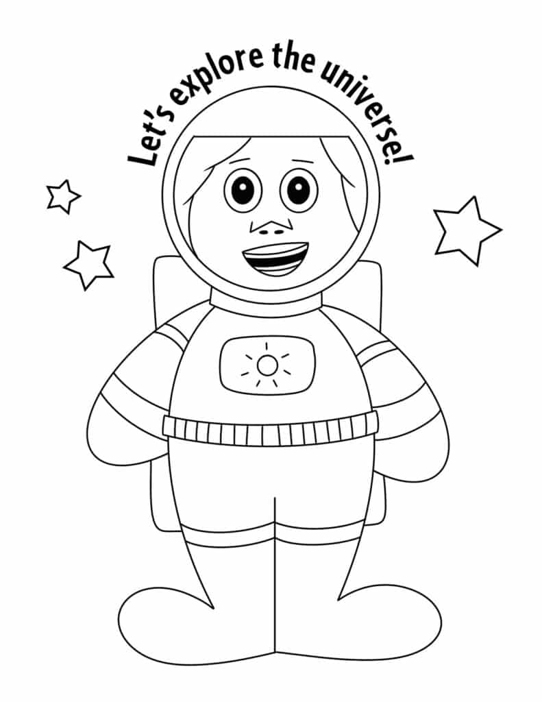 130 Astronaut Coloring Pages for Space Exploration 97