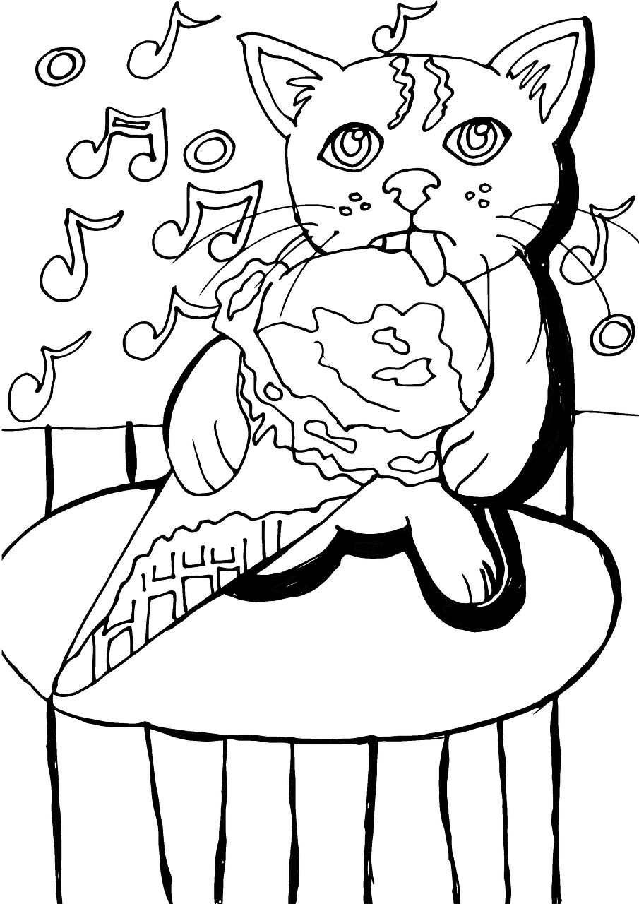 130 Ice Cream Coloring Pages Free Printable 100