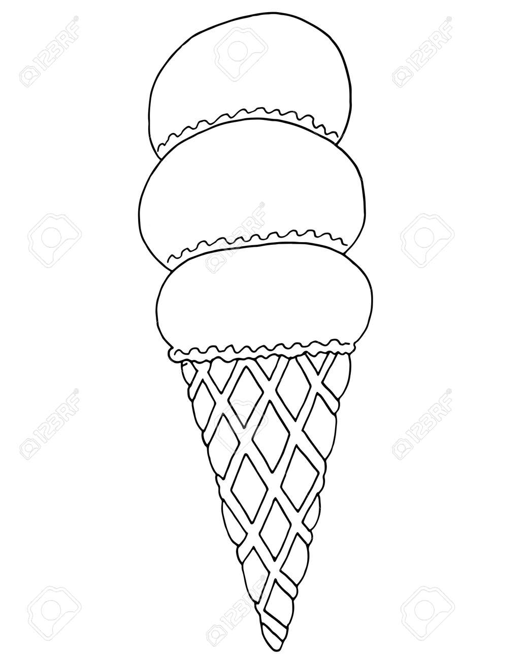 130 Ice Cream Coloring Pages Free Printable 113