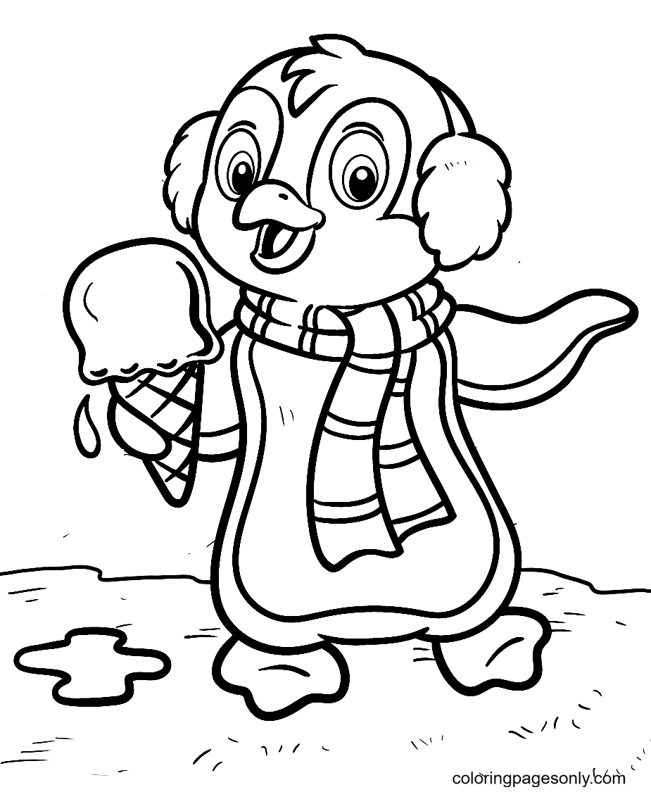 130 Ice Cream Coloring Pages Free Printable 121