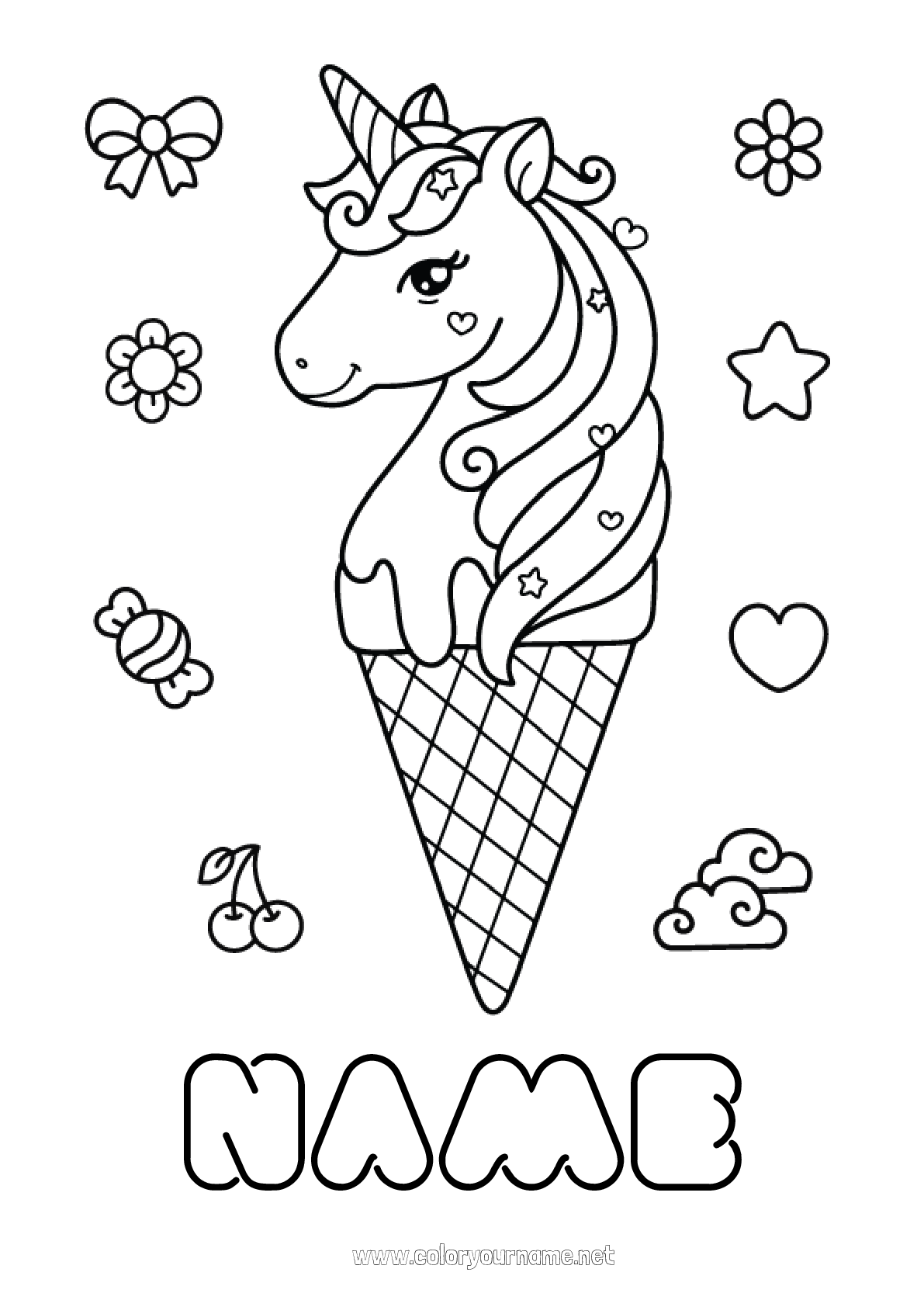 130 Ice Cream Coloring Pages Free Printable 28