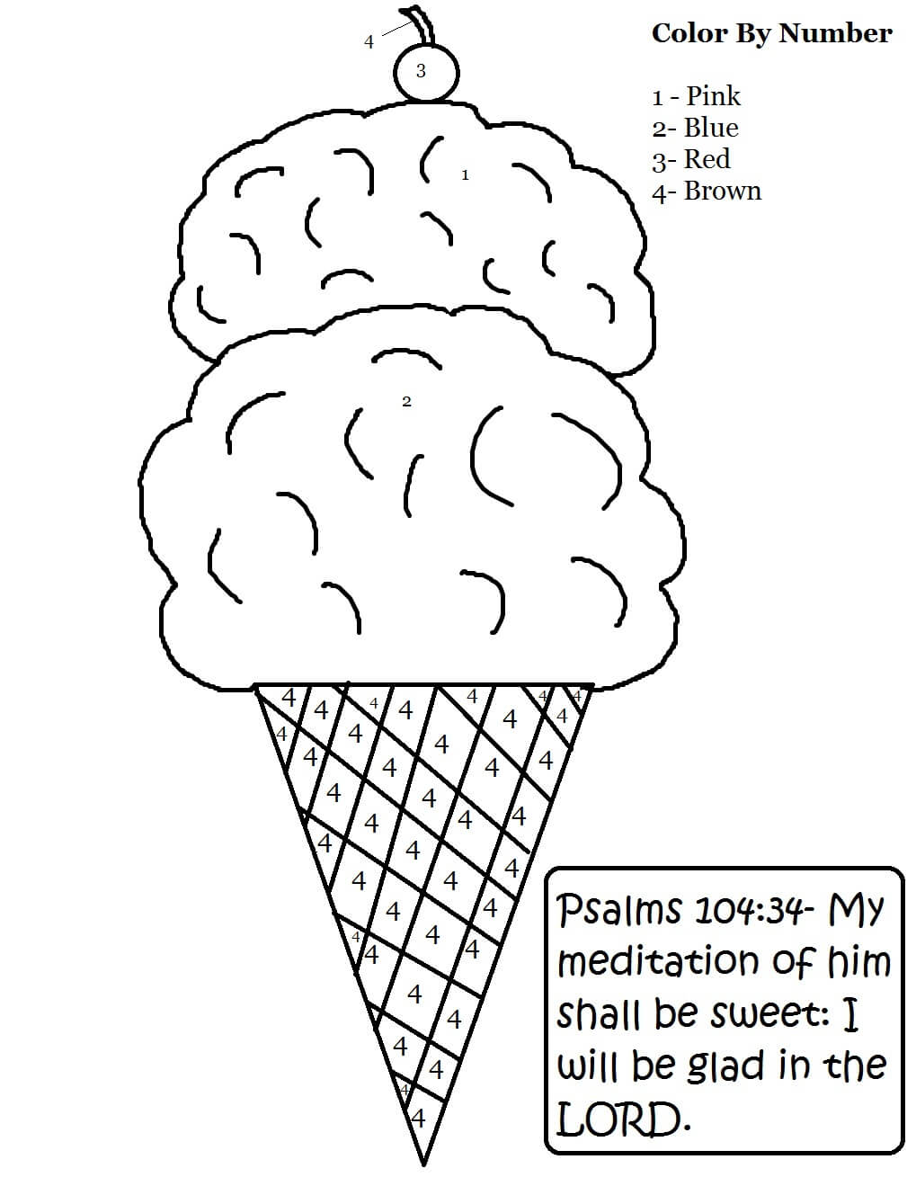 130 Ice Cream Coloring Pages Free Printable 37