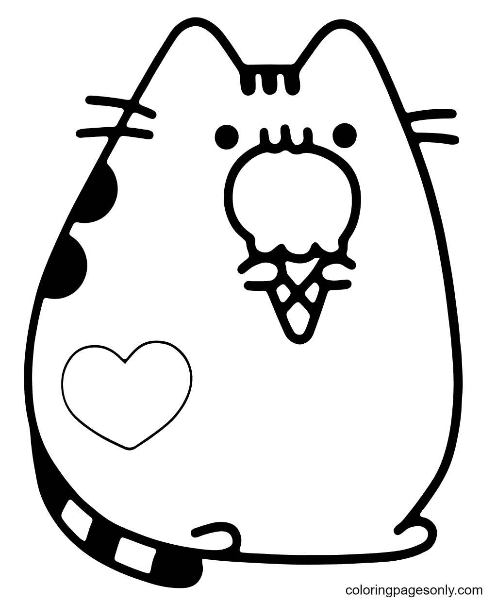 130 Ice Cream Coloring Pages Free Printable 38