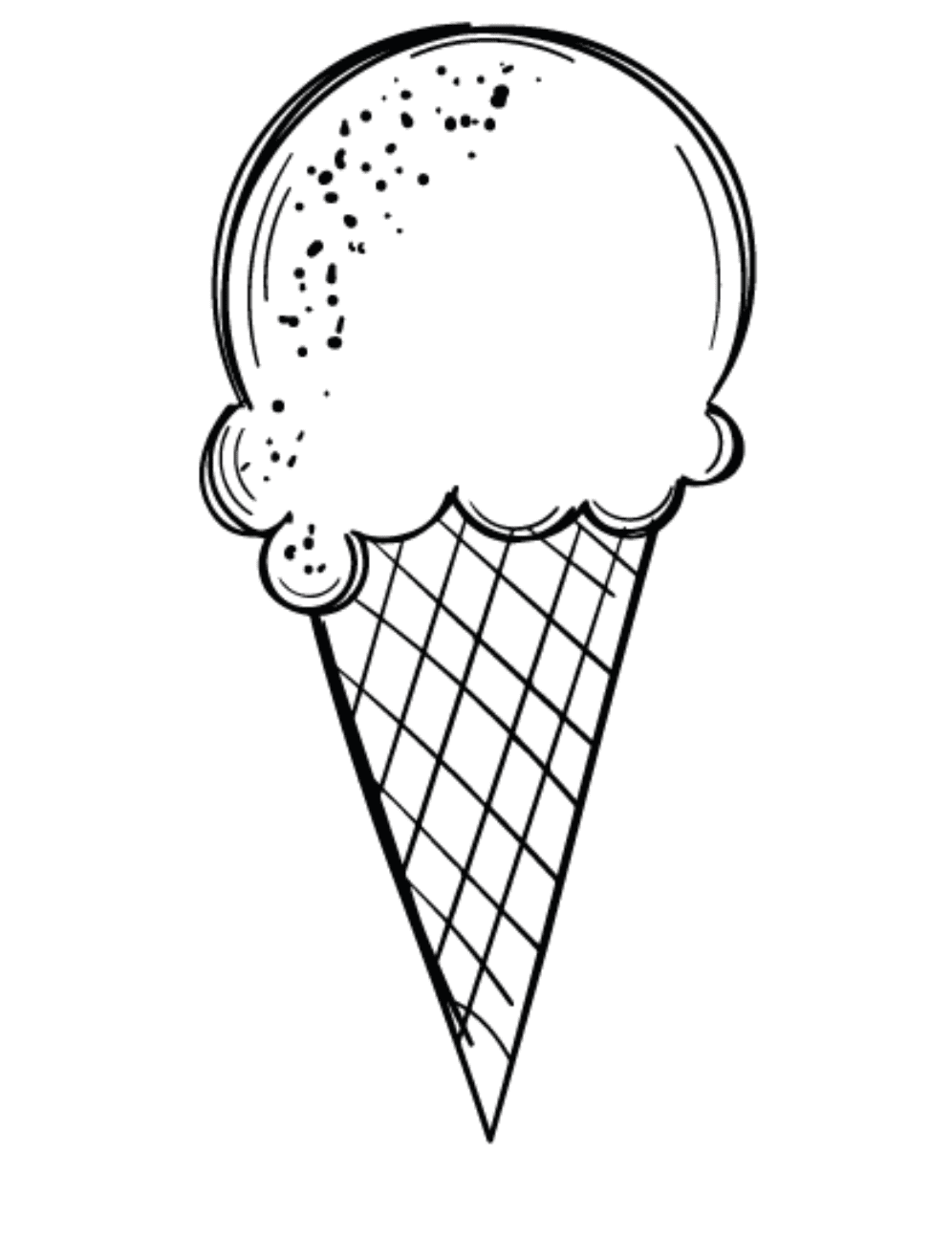 130 Ice Cream Coloring Pages Free Printable 4