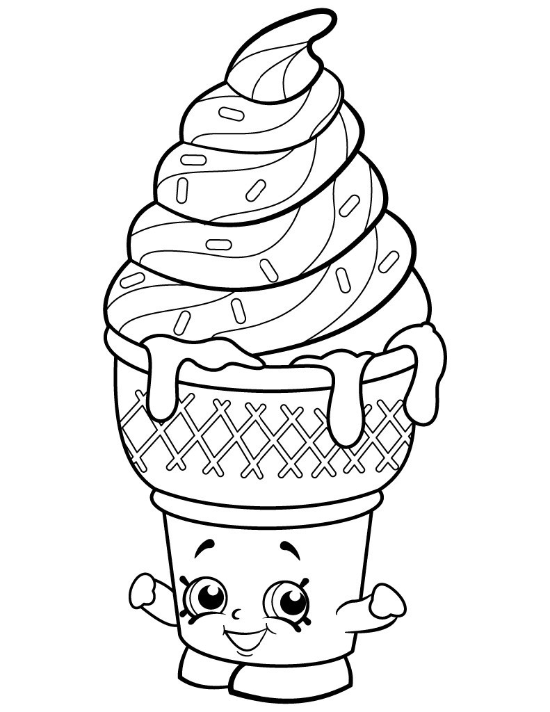 130 Ice Cream Coloring Pages Free Printable 67