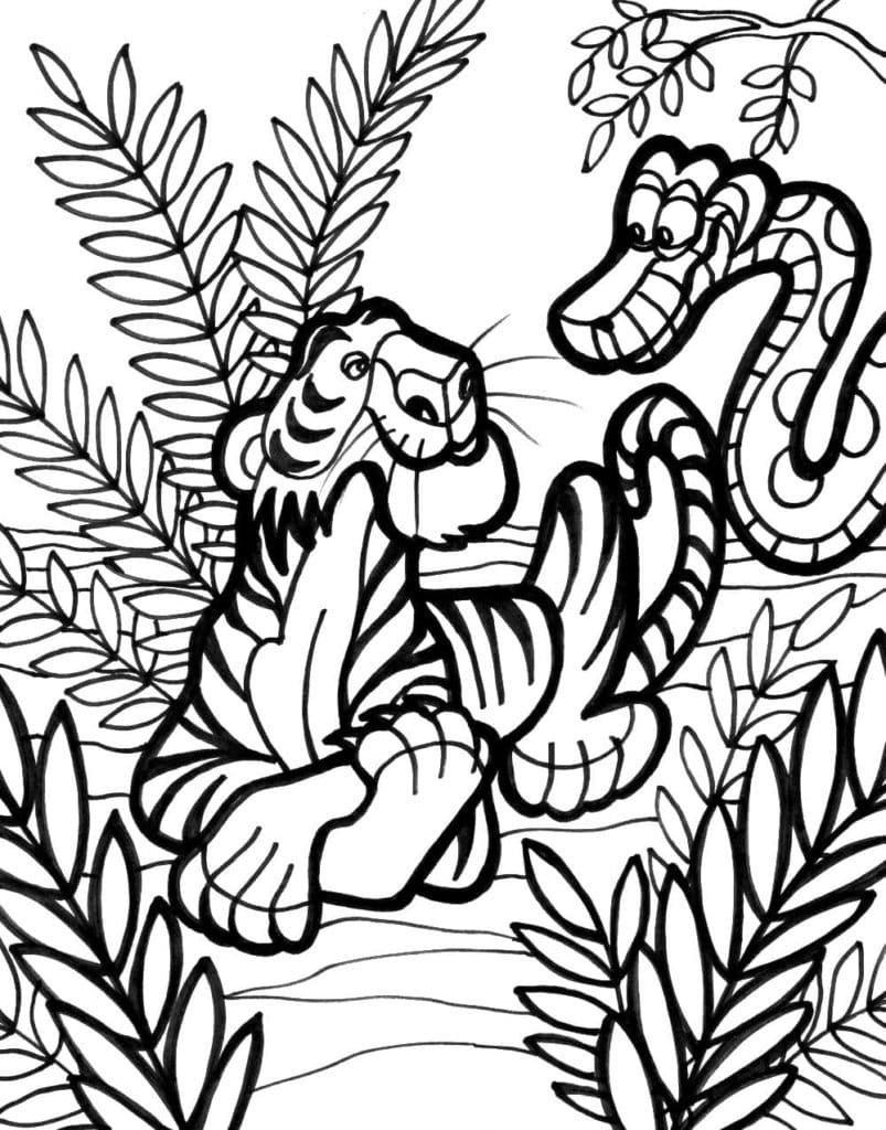 130+ Tiger Coloring Page Designs 101