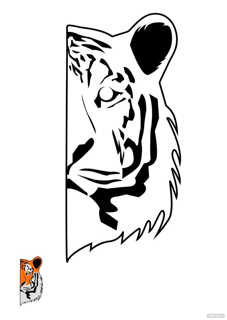 130+ Tiger Coloring Page Designs 102