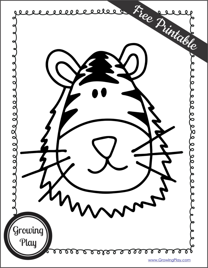 130+ Tiger Coloring Page Designs 108