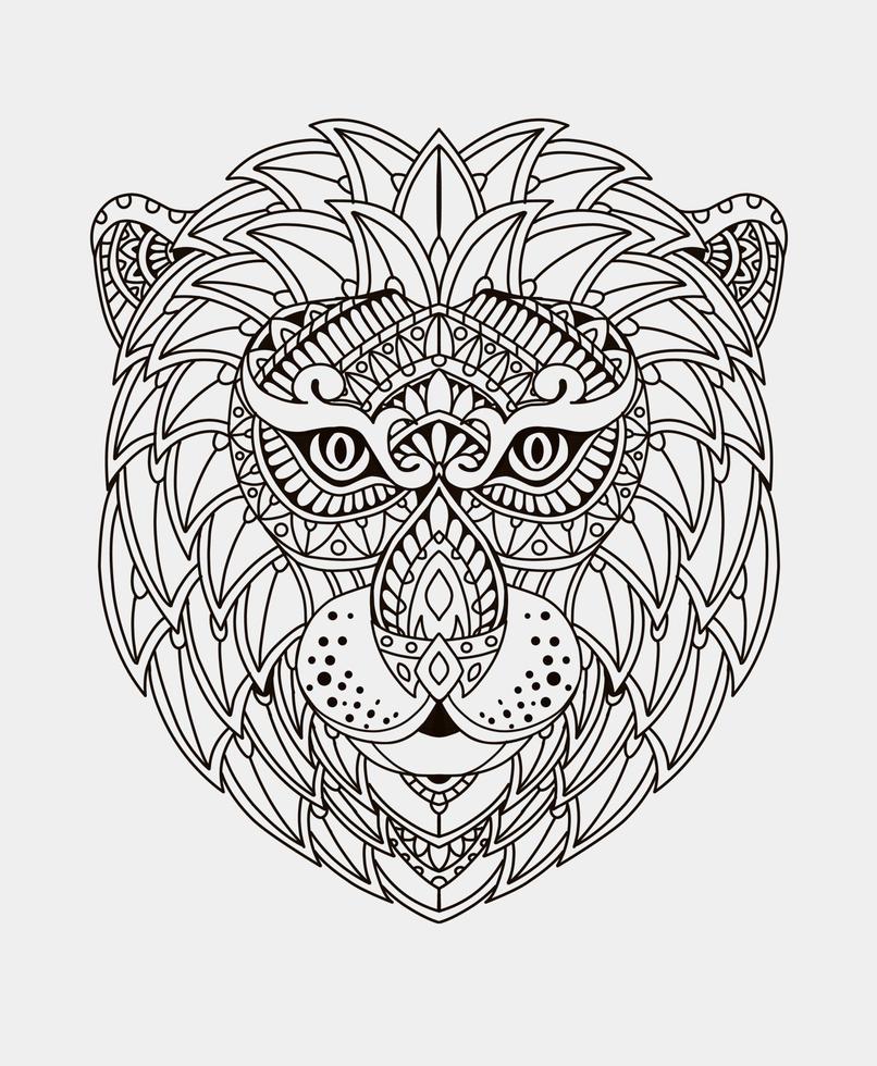 130+ Tiger Coloring Page Designs 12