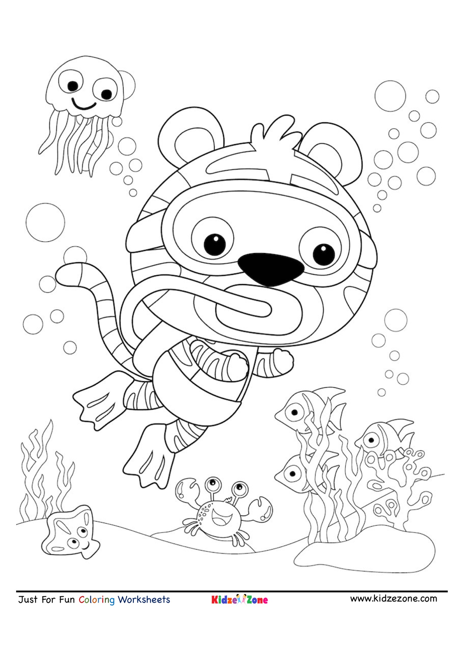 130+ Tiger Coloring Page Designs 124