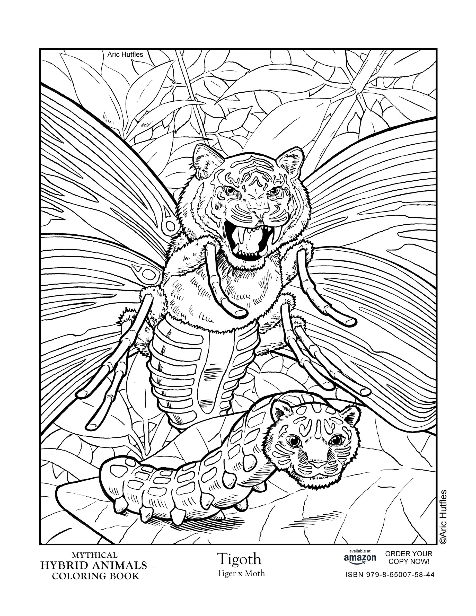 130+ Tiger Coloring Page Designs 13