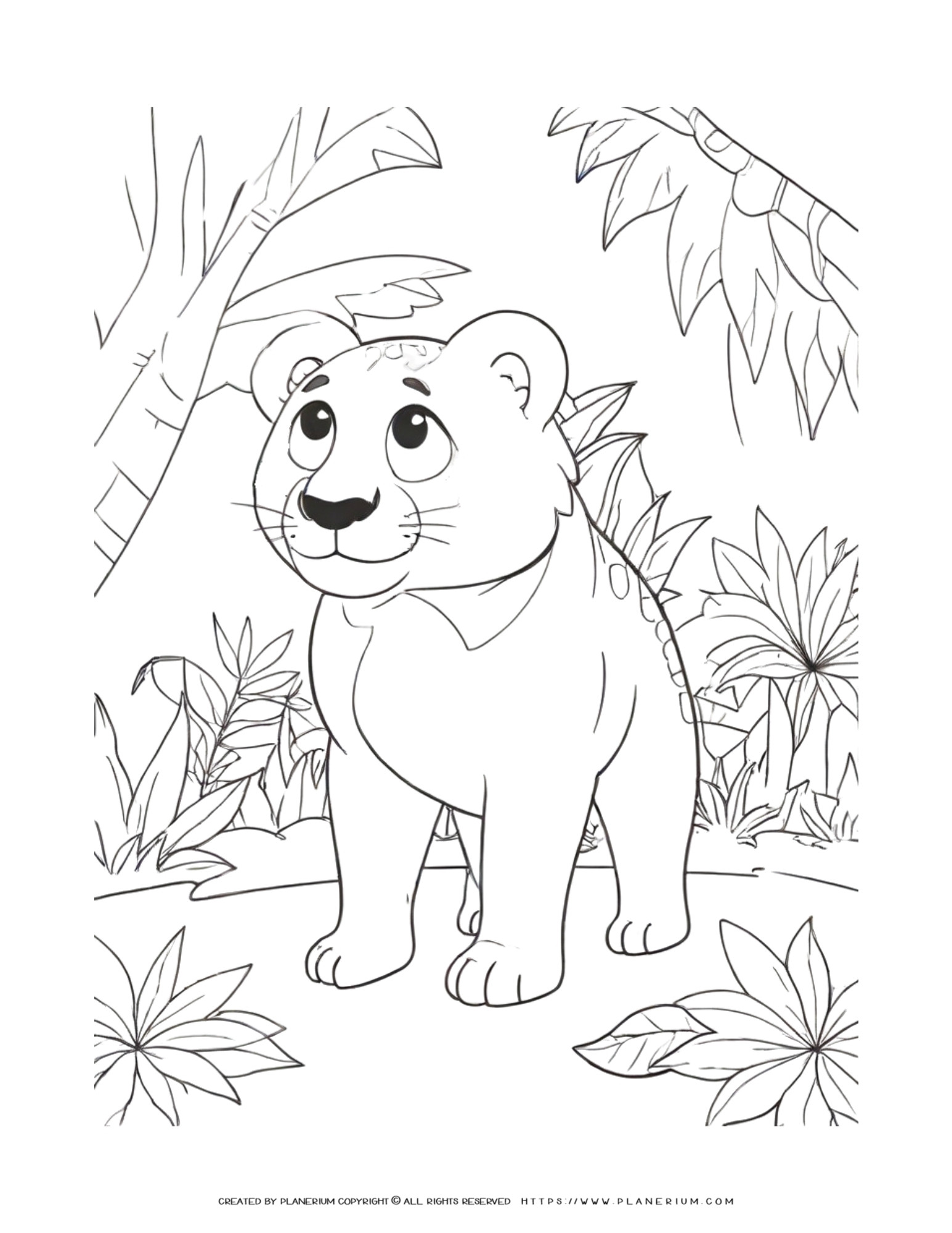 130+ Tiger Coloring Page Designs 133