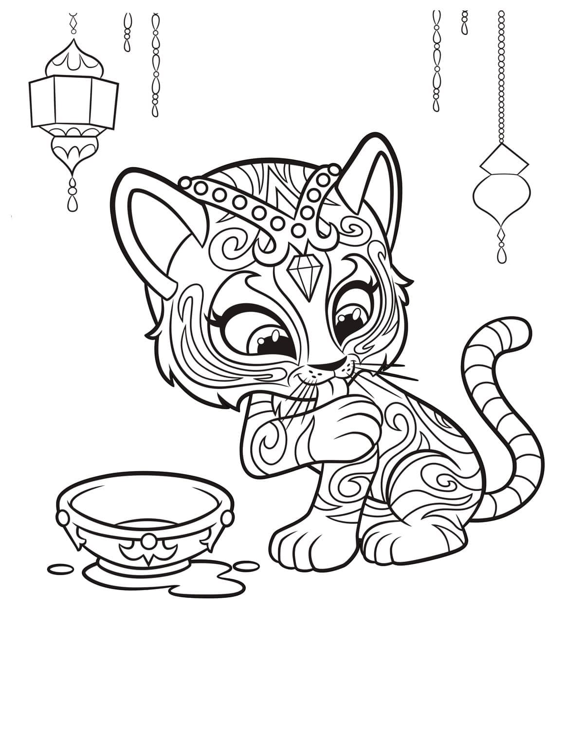 130+ Tiger Coloring Page Designs 29