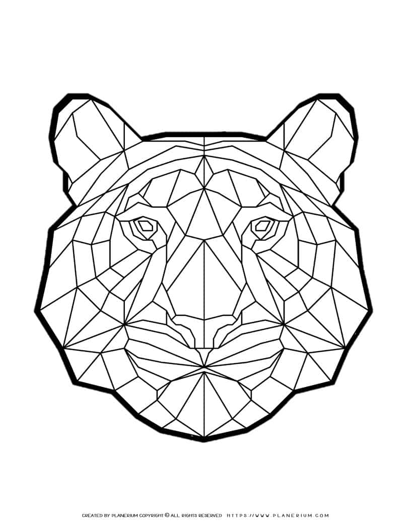 130+ Tiger Coloring Page Designs 30