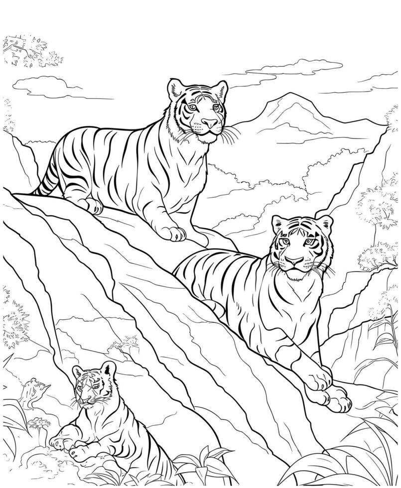 130+ Tiger Coloring Page Designs 31