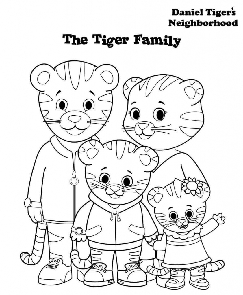 130+ Tiger Coloring Page Designs 46