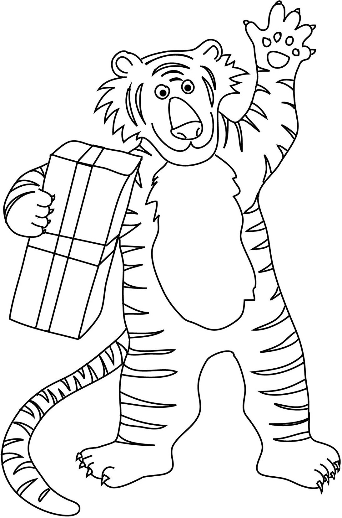 130+ Tiger Coloring Page Designs 53