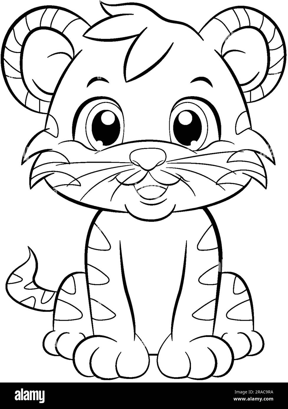 130+ Tiger Coloring Page Designs 56