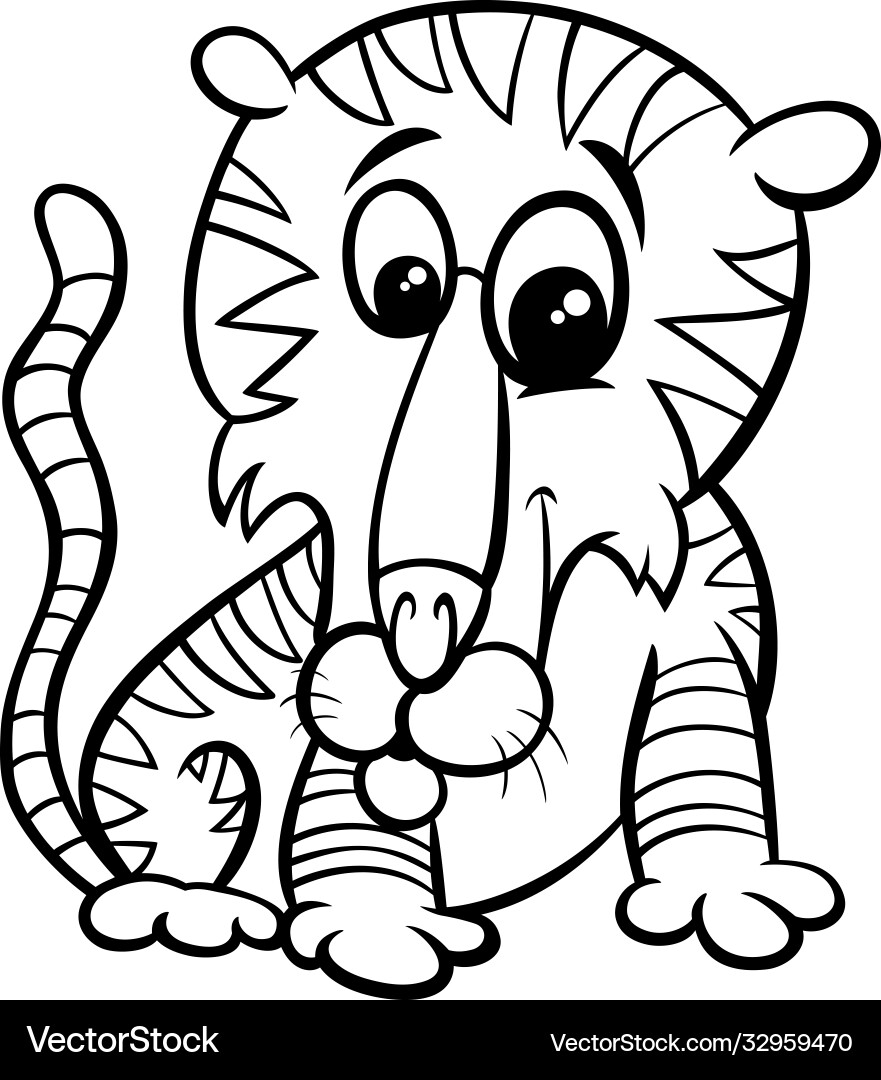 130+ Tiger Coloring Page Designs 57