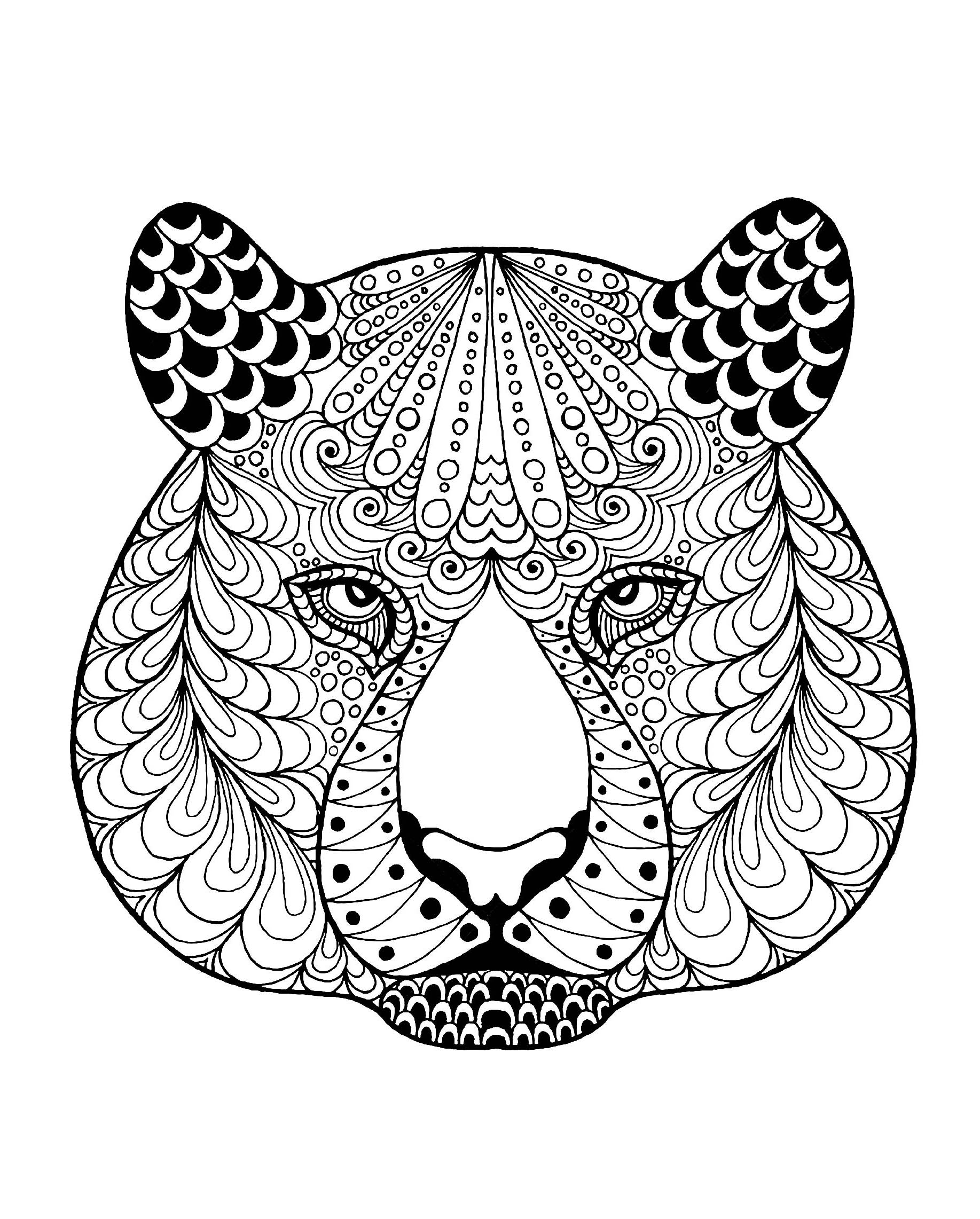 130+ Tiger Coloring Page Designs 58