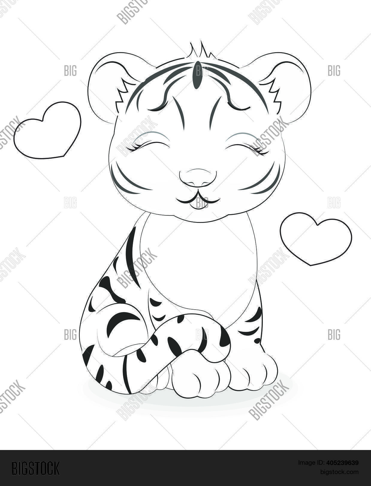 130+ Tiger Coloring Page Designs 64