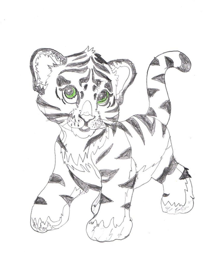 130+ Tiger Coloring Page Designs 8