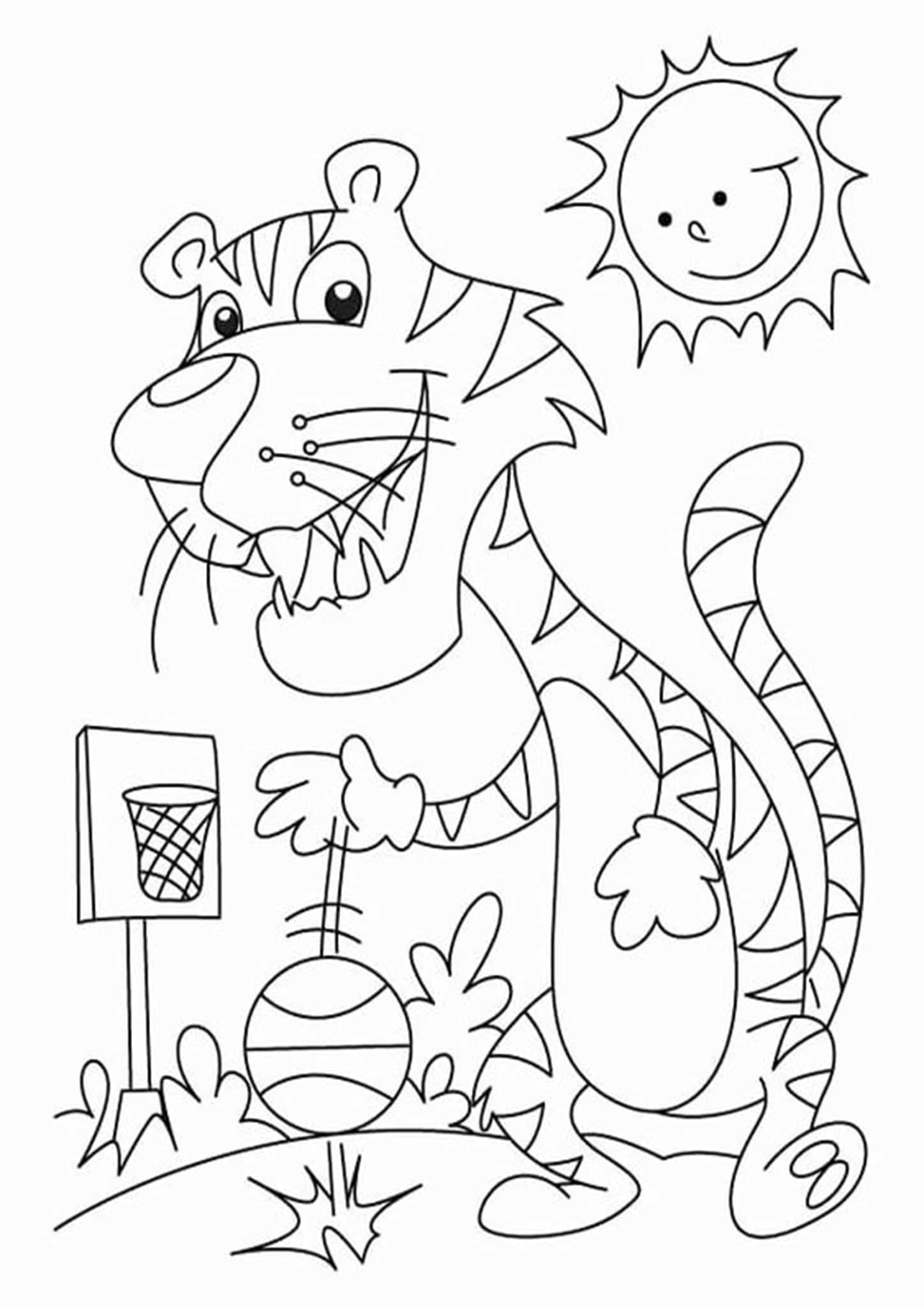 130+ Tiger Coloring Page Designs 80