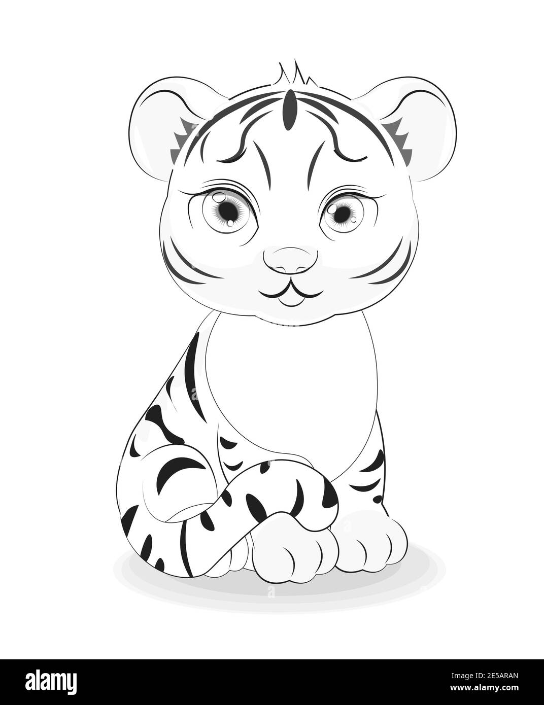 130+ Tiger Coloring Page Designs 96