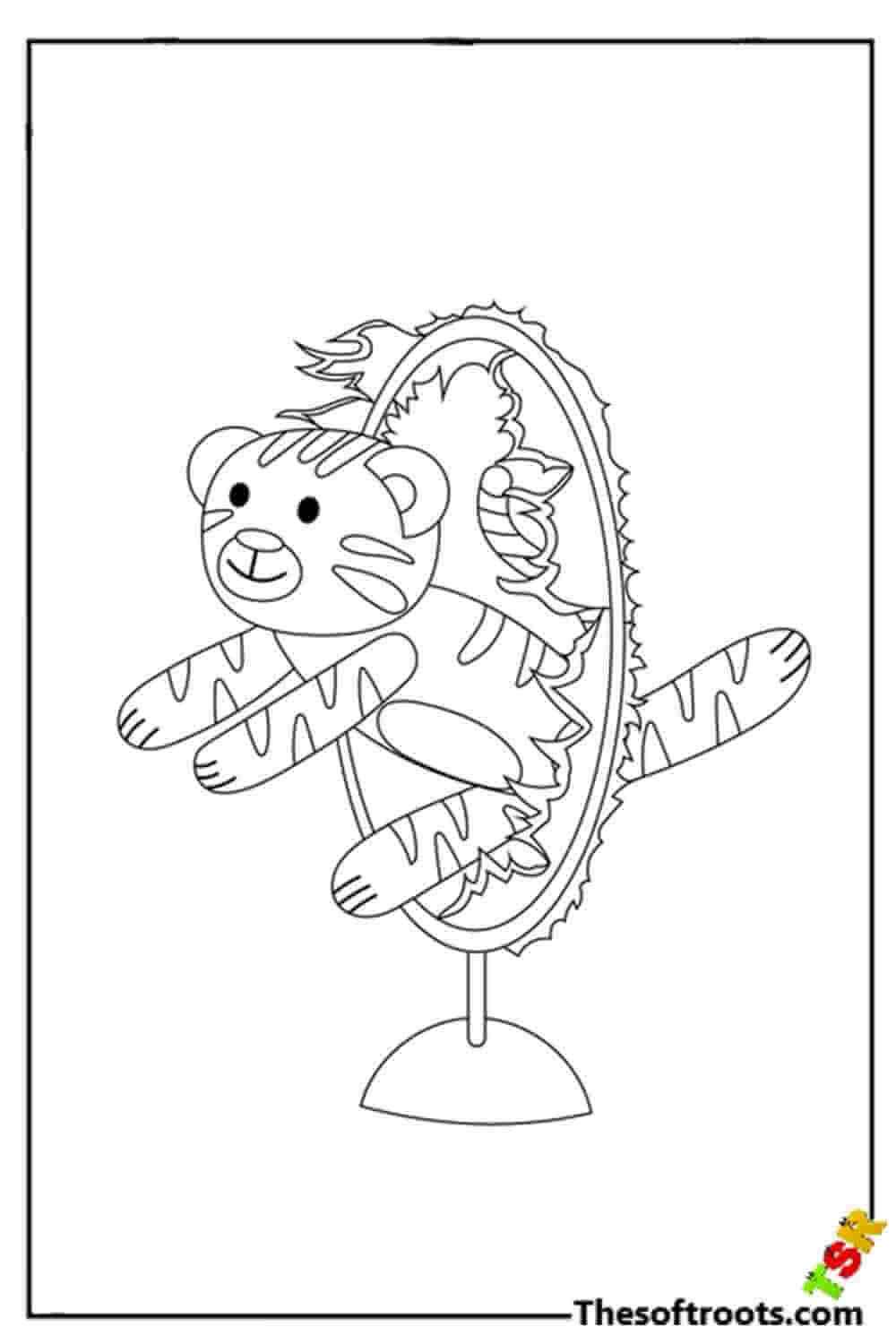 130+ Tiger Coloring Page Designs 98