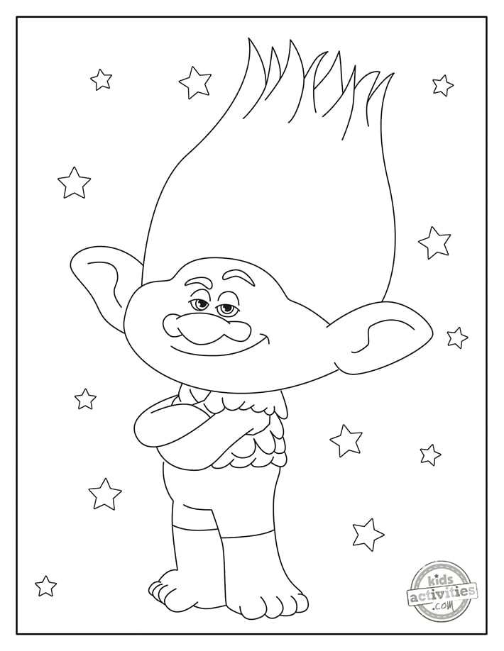 158 Trolls World Tour Coloring Pages King Trollex Printable 100