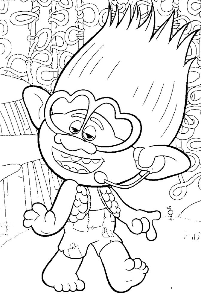 158 Trolls World Tour Coloring Pages King Trollex Printable 103