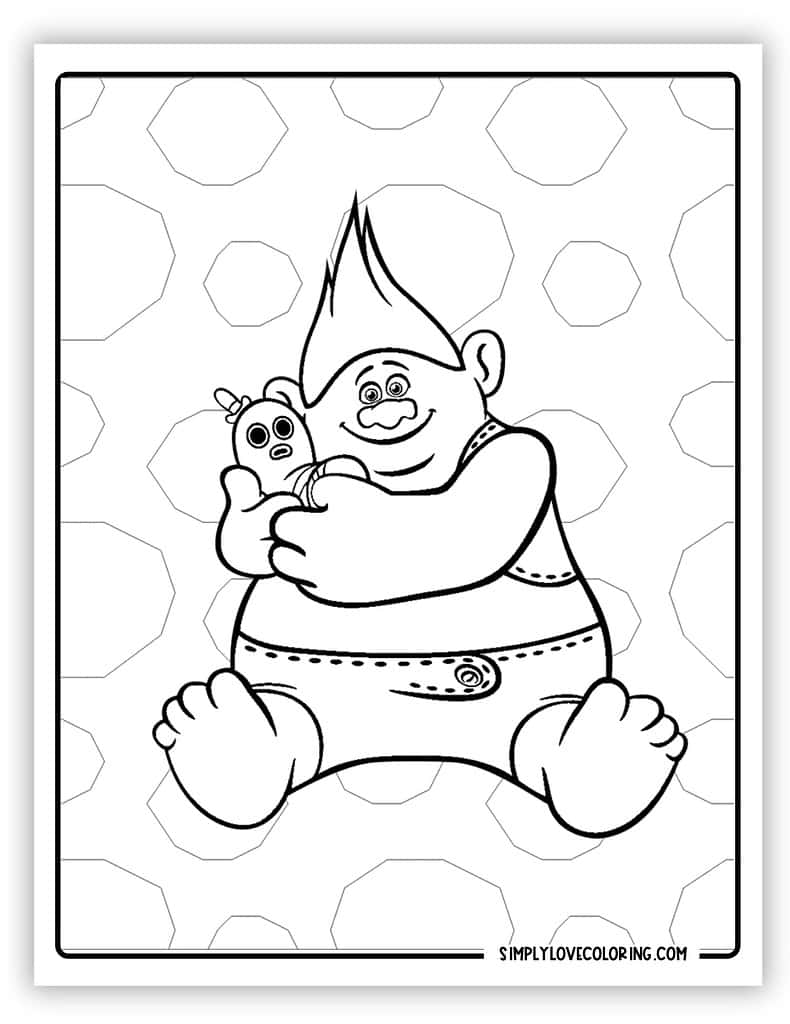 158 Trolls World Tour Coloring Pages King Trollex Printable 110