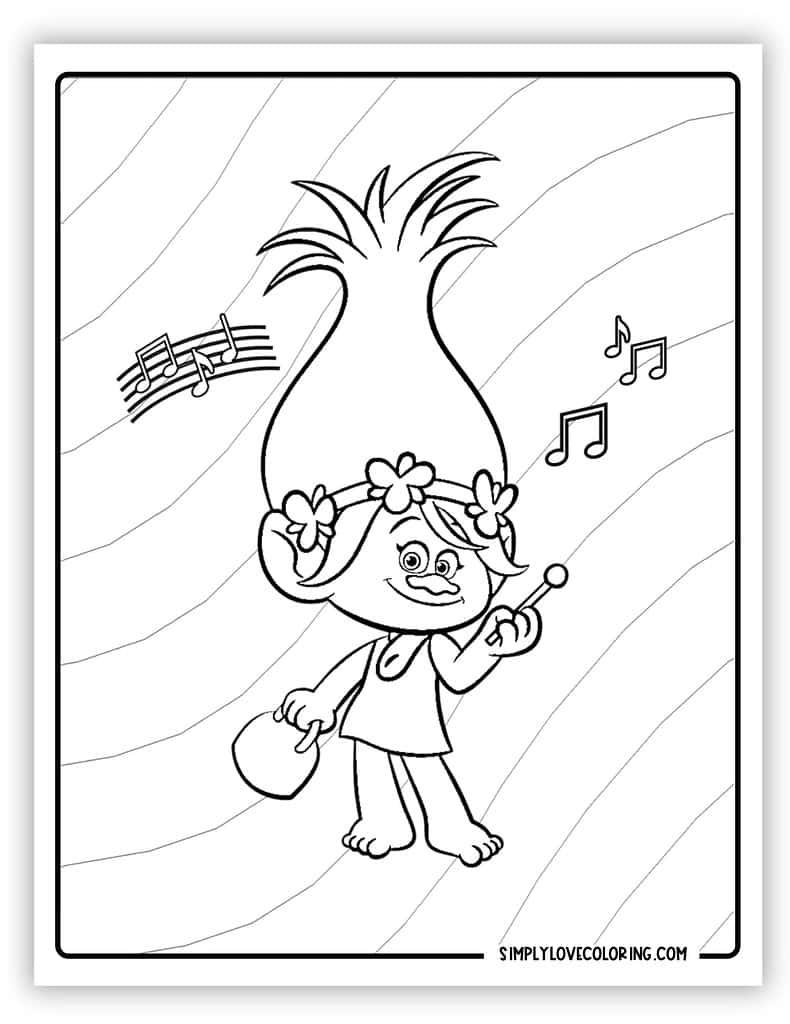 158 Trolls World Tour Coloring Pages King Trollex Printable 112