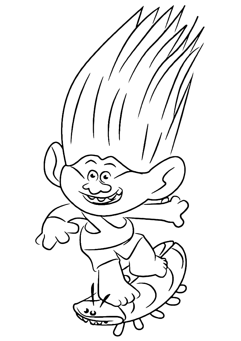 158 Trolls World Tour Coloring Pages King Trollex Printable 113