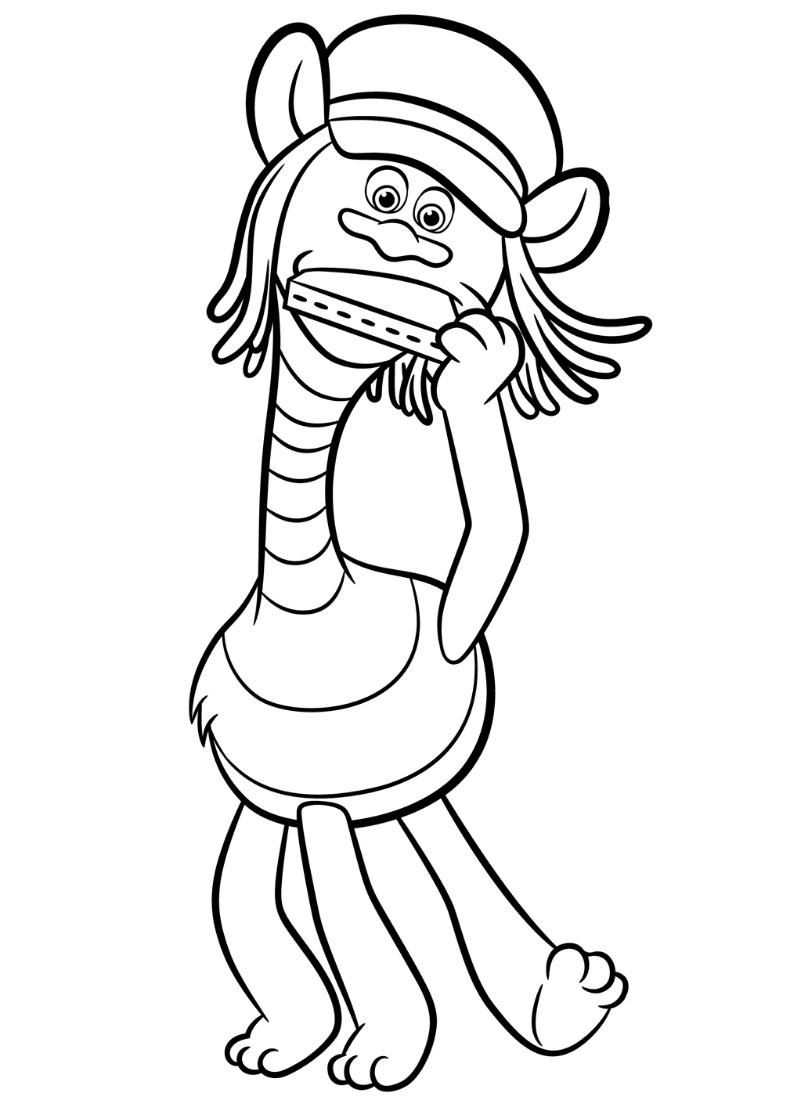 158 Trolls World Tour Coloring Pages King Trollex Printable 115