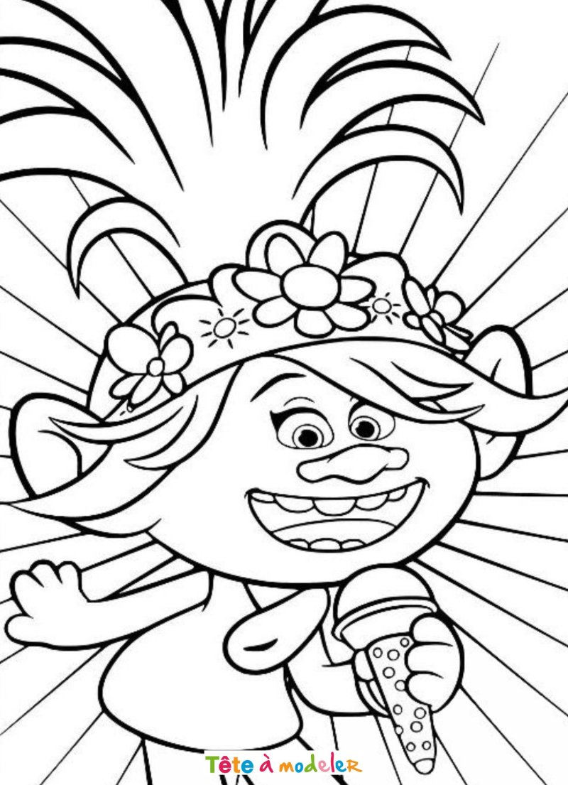 158 Trolls World Tour Coloring Pages King Trollex Printable 116