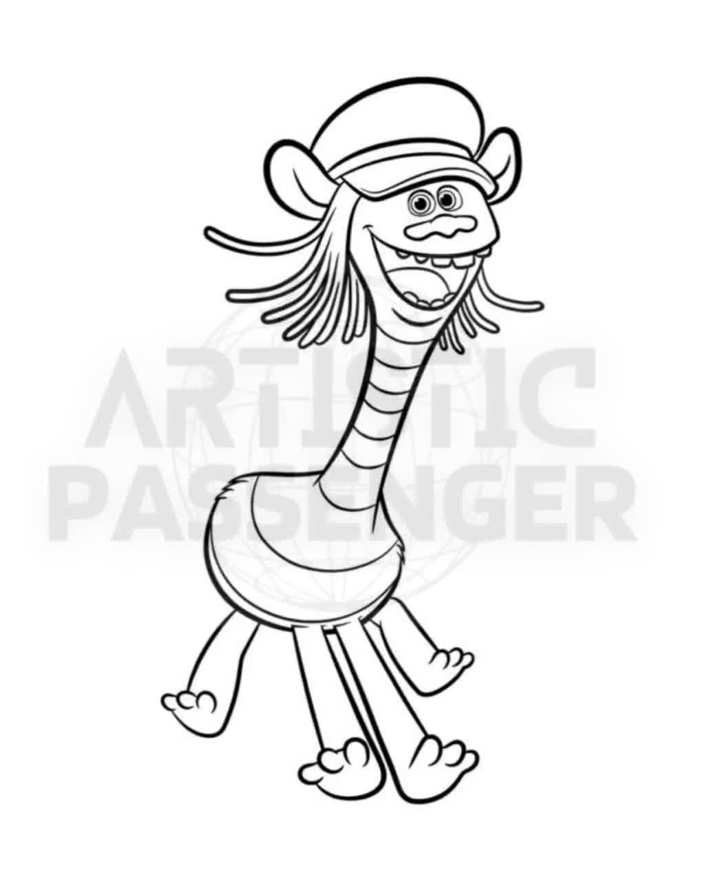 158 Trolls World Tour Coloring Pages King Trollex Printable 121