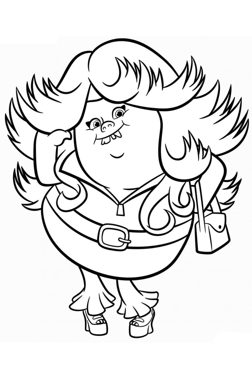 158 Trolls World Tour Coloring Pages King Trollex Printable 133