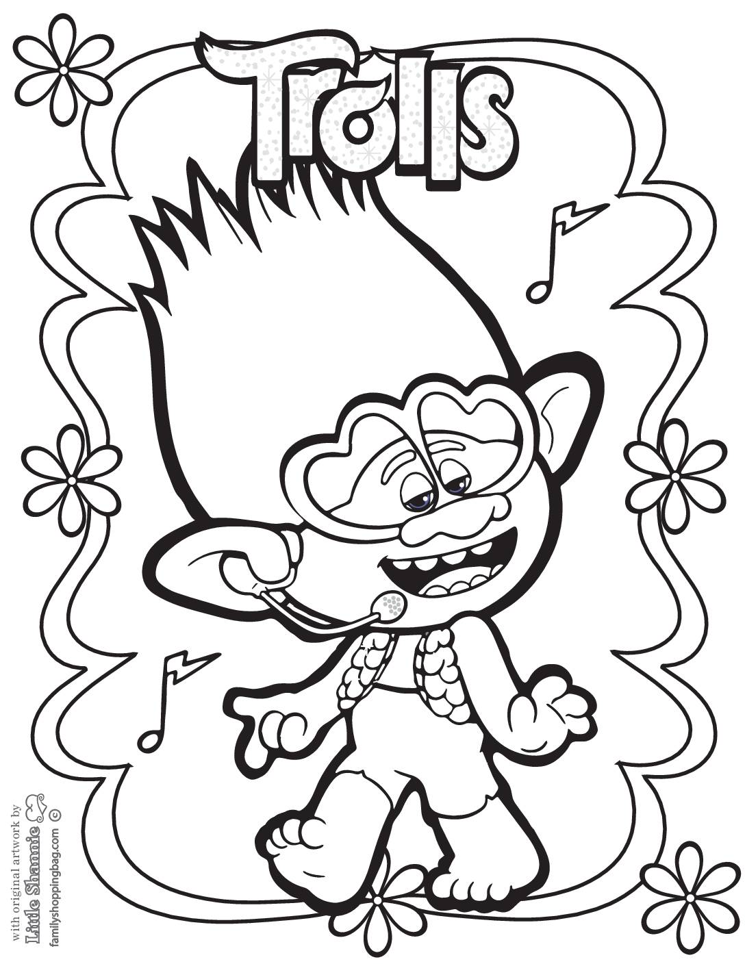 158 Trolls World Tour Coloring Pages King Trollex Printable 135